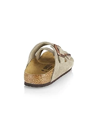 Kid's Arizona Double Buckle Suede Sandals