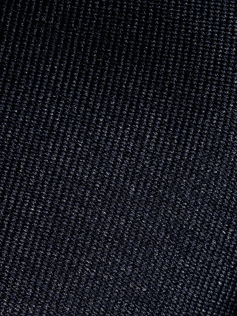 Mikado Curved V-Neck Gown