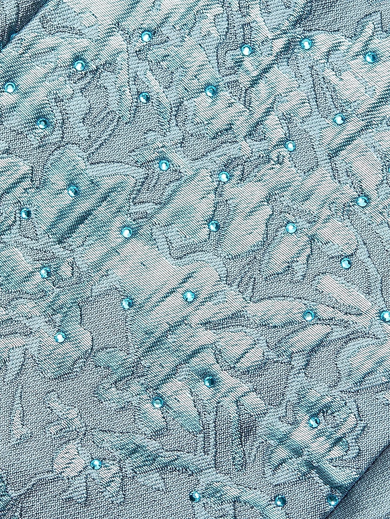 Strapless Jacquard Mermaid Gown