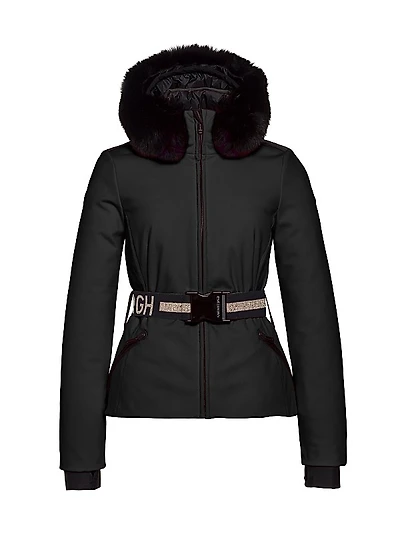Hida Tech-Fabric & Faux Fur Ski Jacket