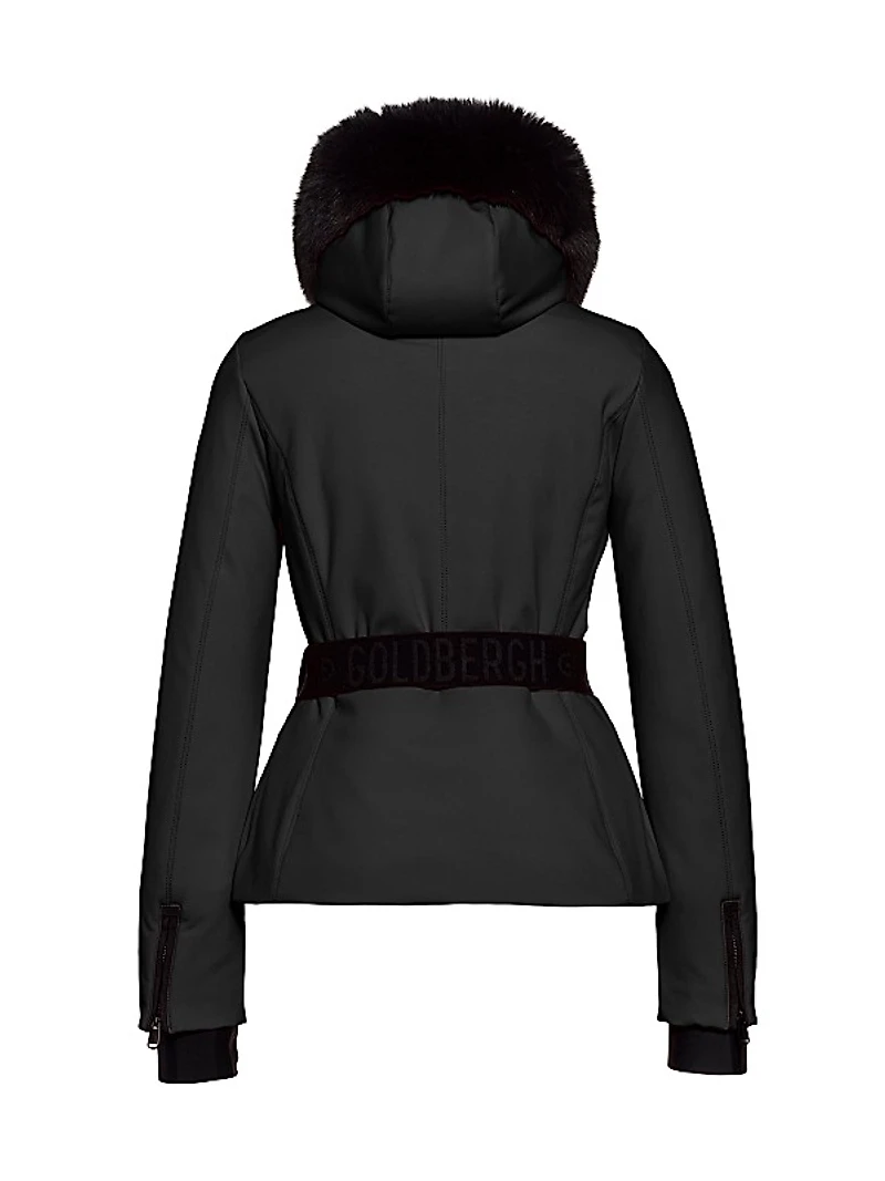 Hida Tech-Fabric & Faux Fur Ski Jacket