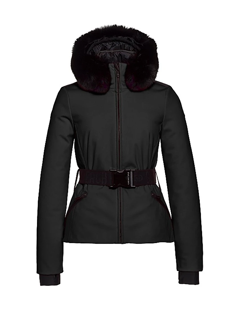 Hida Tech-Fabric & Faux Fur Ski Jacket