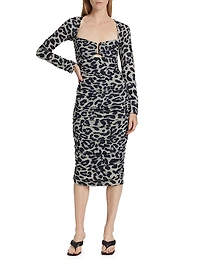 Blondie Leopard Knit Dress