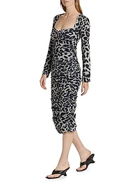 Blondie Leopard Knit Dress