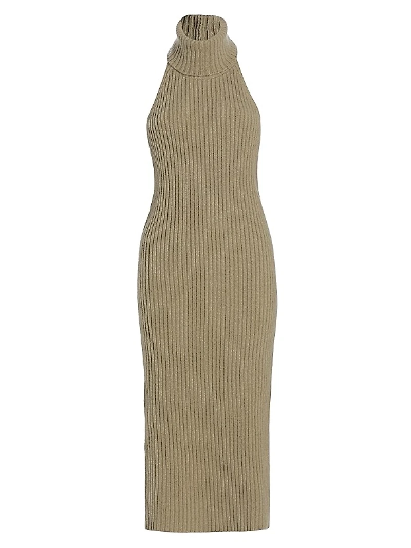 Estelle Wool Halter Sweaterdress