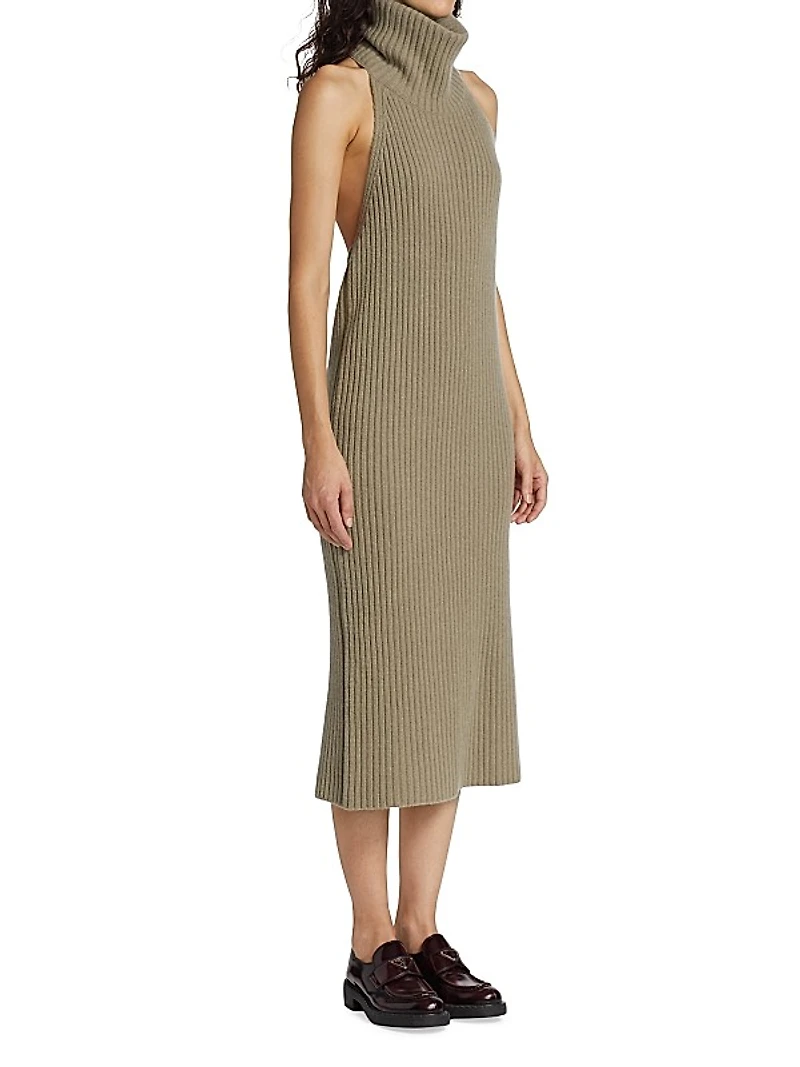 Estelle Wool Halter Sweaterdress
