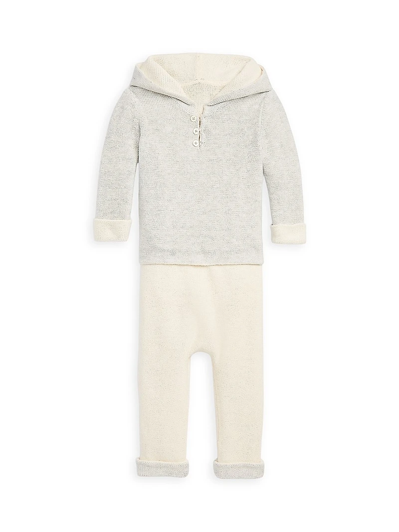 Baby's Knit Organic Cotton Set