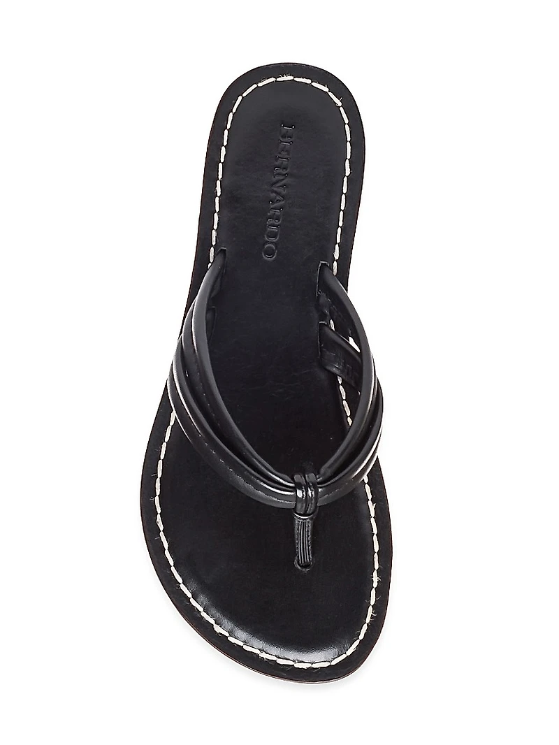 Miami Leather Thong Sandals