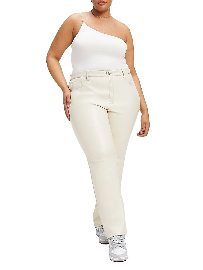 Better Than Leather Good Icon Straight-Leg Pants
