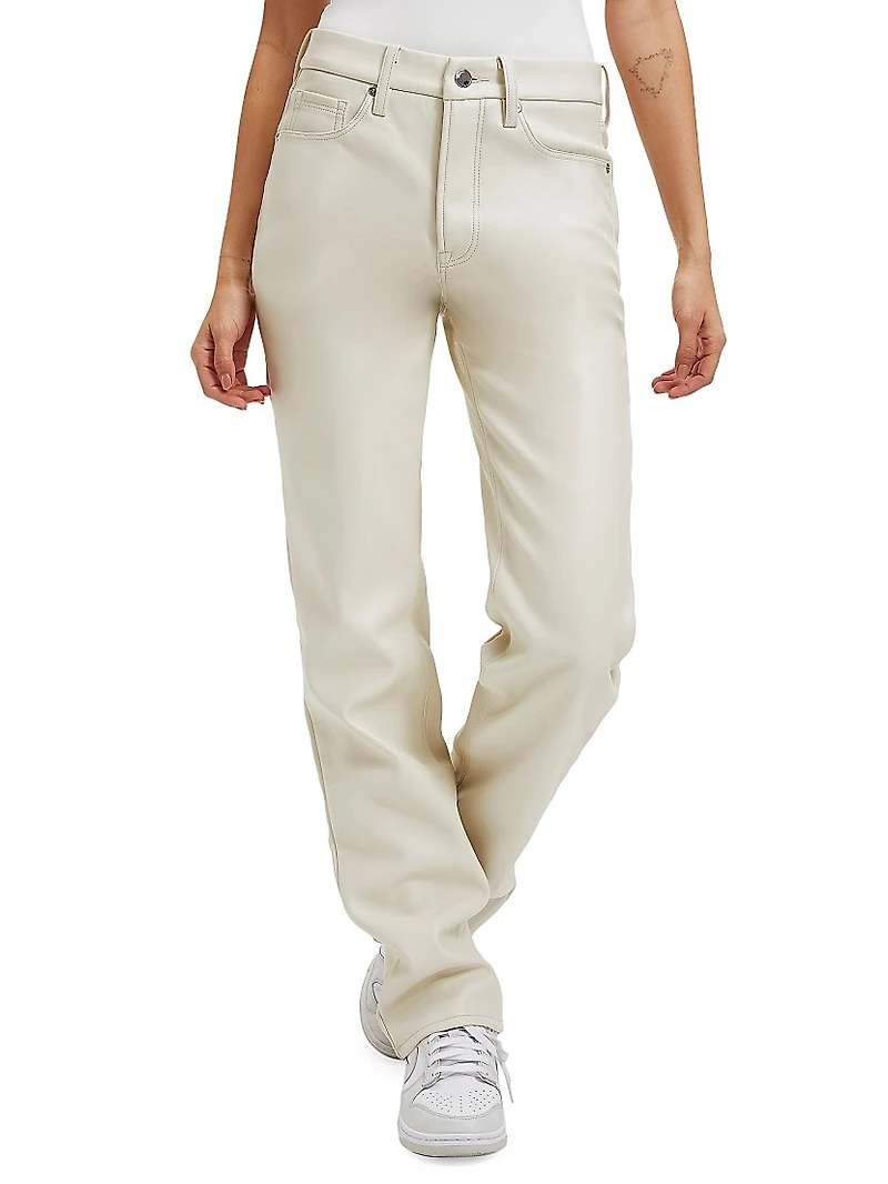 Better Than Leather Good Icon Straight-Leg Pants