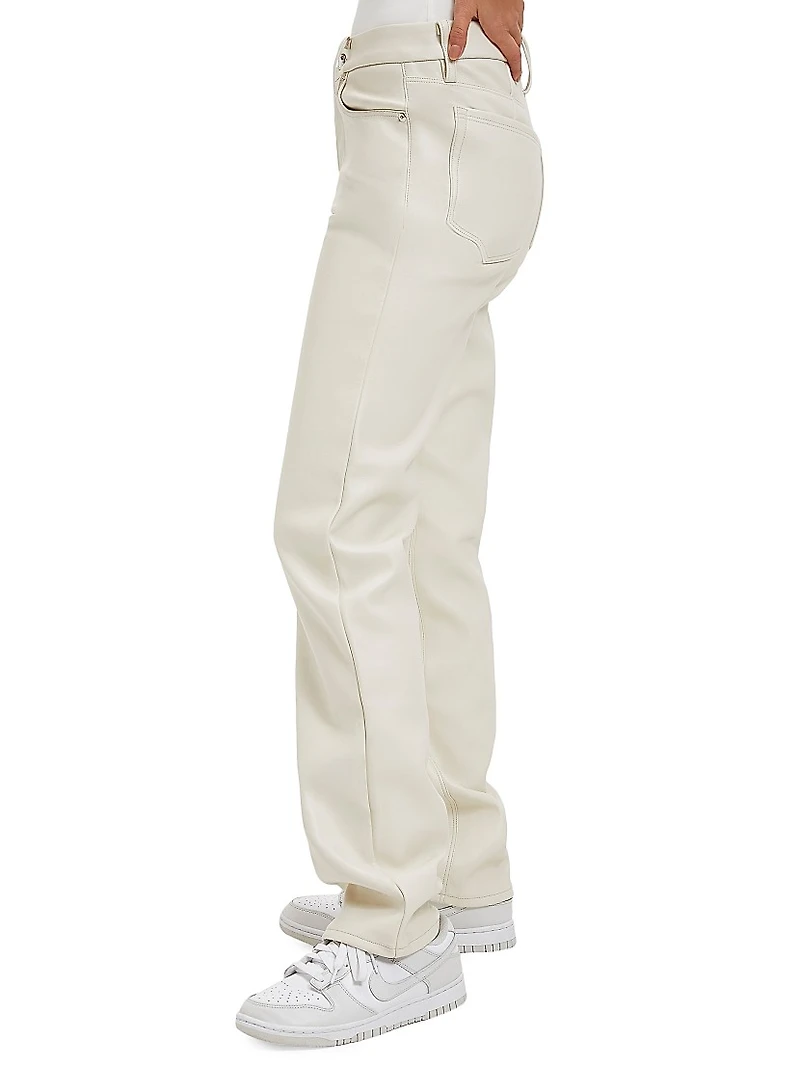 Better Than Leather Good Icon Straight-Leg Pants