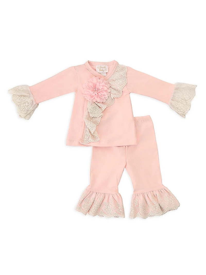 Baby Girl's Chic Petite Crisscross Set