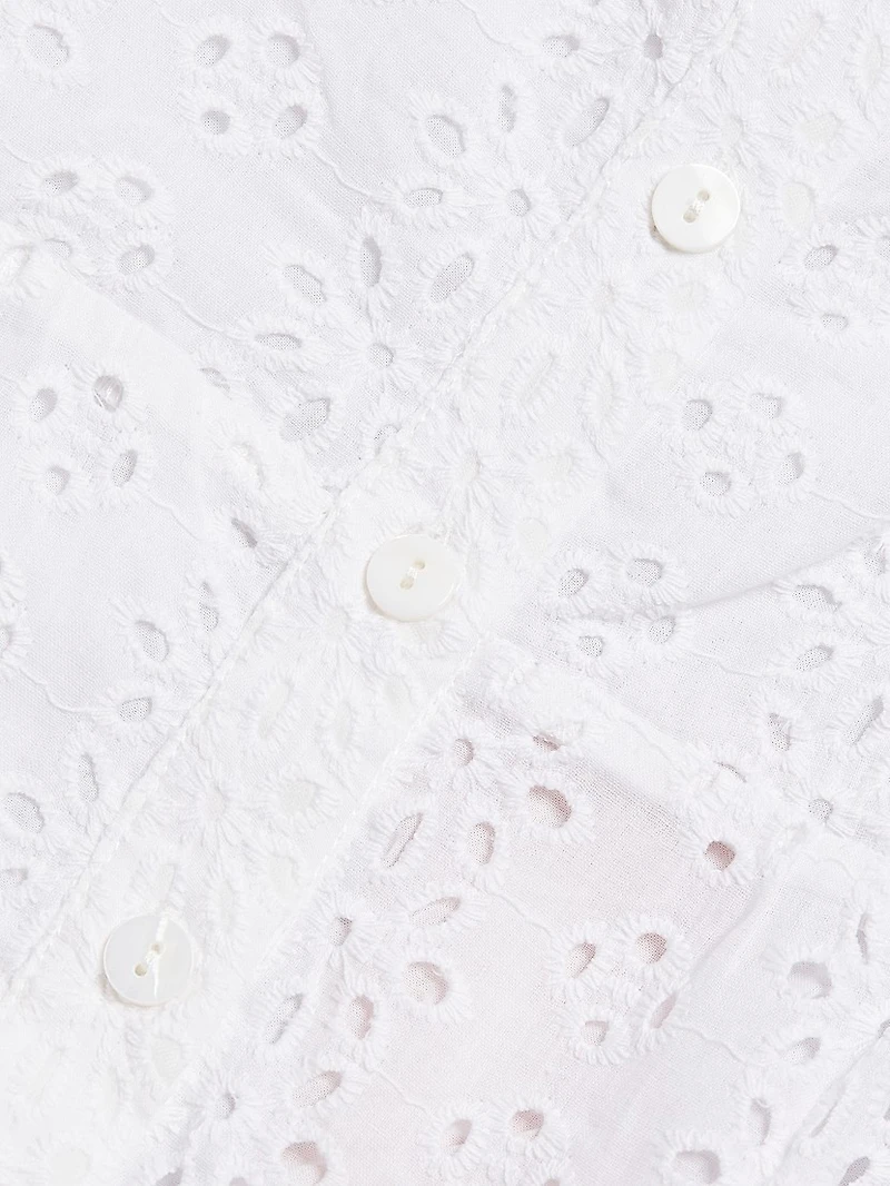 Lisboa Eyelet Maxi Dress