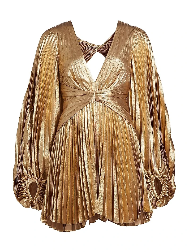 Geneva Metallic Minidress