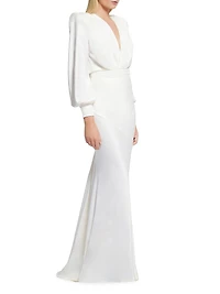Signature Betsy Bias-Cut Gown