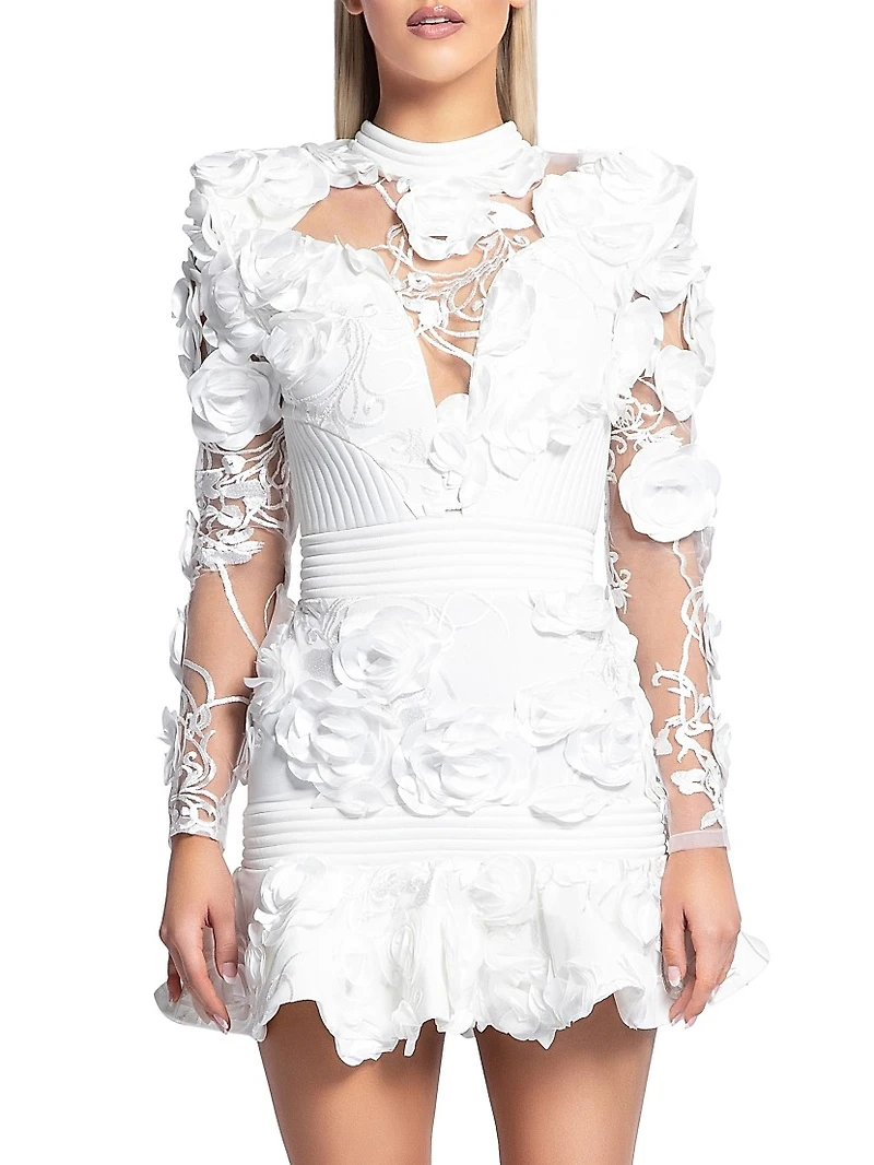 Battle Lines Floral Vendetta Minidress