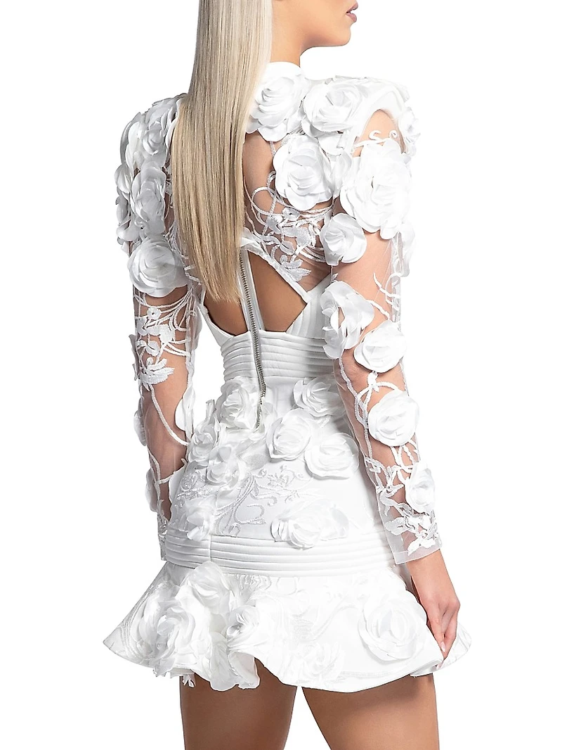 Battle Lines Floral Vendetta Minidress