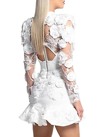 Battle Lines Floral Vendetta Minidress