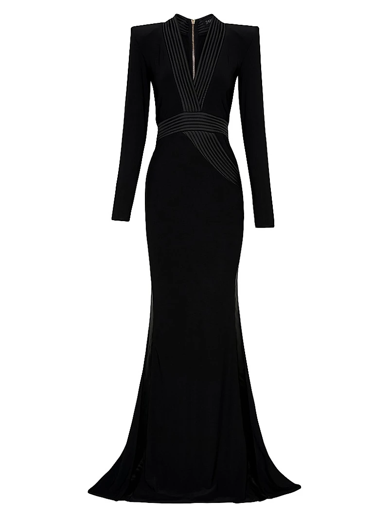 Battle Lines The Heiress V-Neck Gown