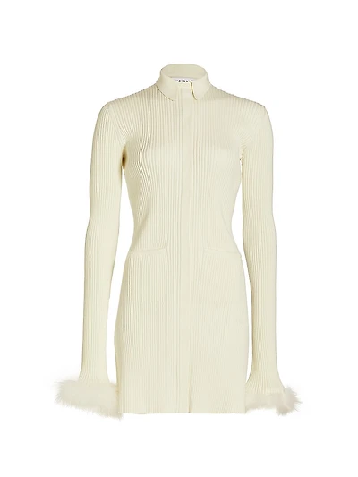 Rib-Knit Minidress