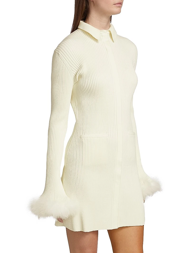 Rib-Knit Minidress