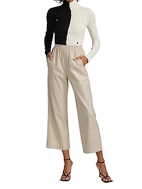 Odessa Cropped Wide-Leg Pants