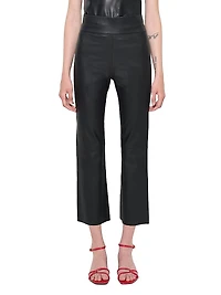 Reagan Stretch Leather Leggings