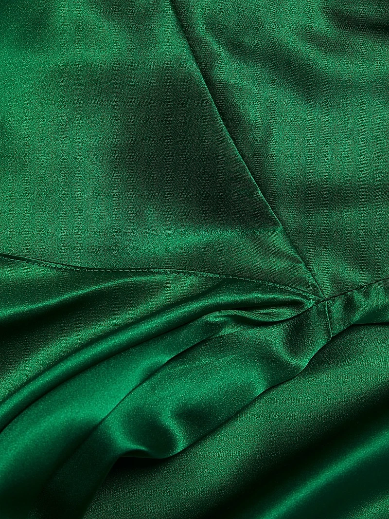 Dolores One-Shoulder Cut-Out Minidress