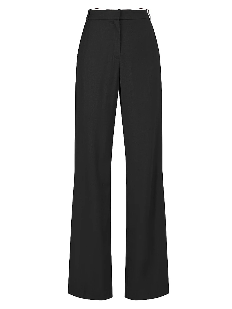 Aubrie High-Rise Wide-Leg Trousers