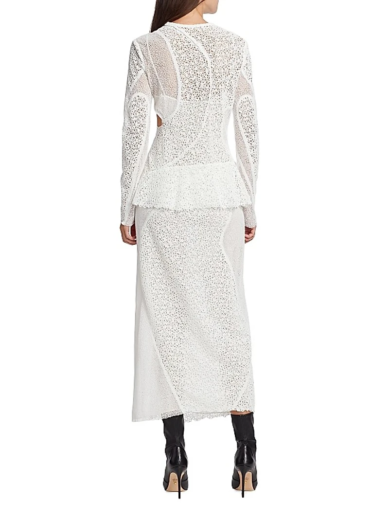 Re-Edition Embroidered Lace Gown
