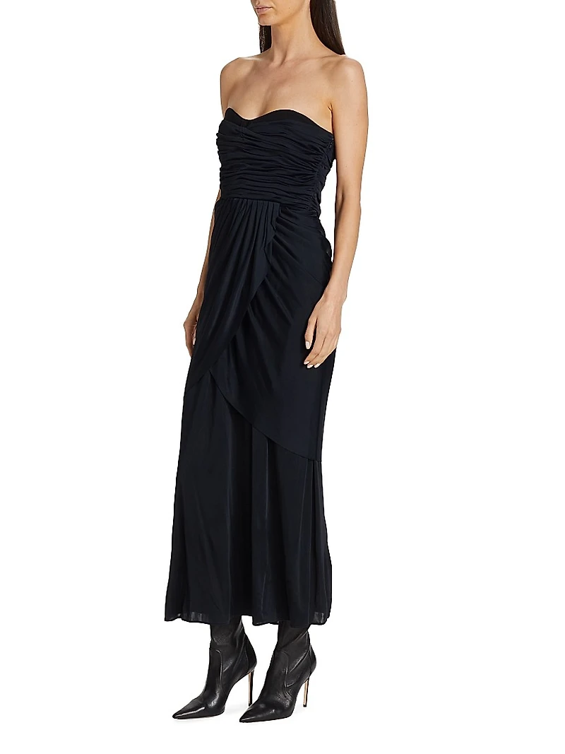 Re-Edition Jersey Bustier Midi-Dress
