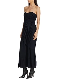 Re-Edition Jersey Bustier Midi-Dress