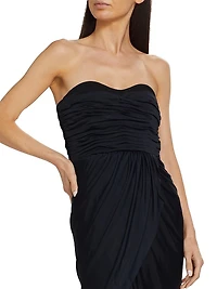 Re-Edition Jersey Bustier Midi-Dress