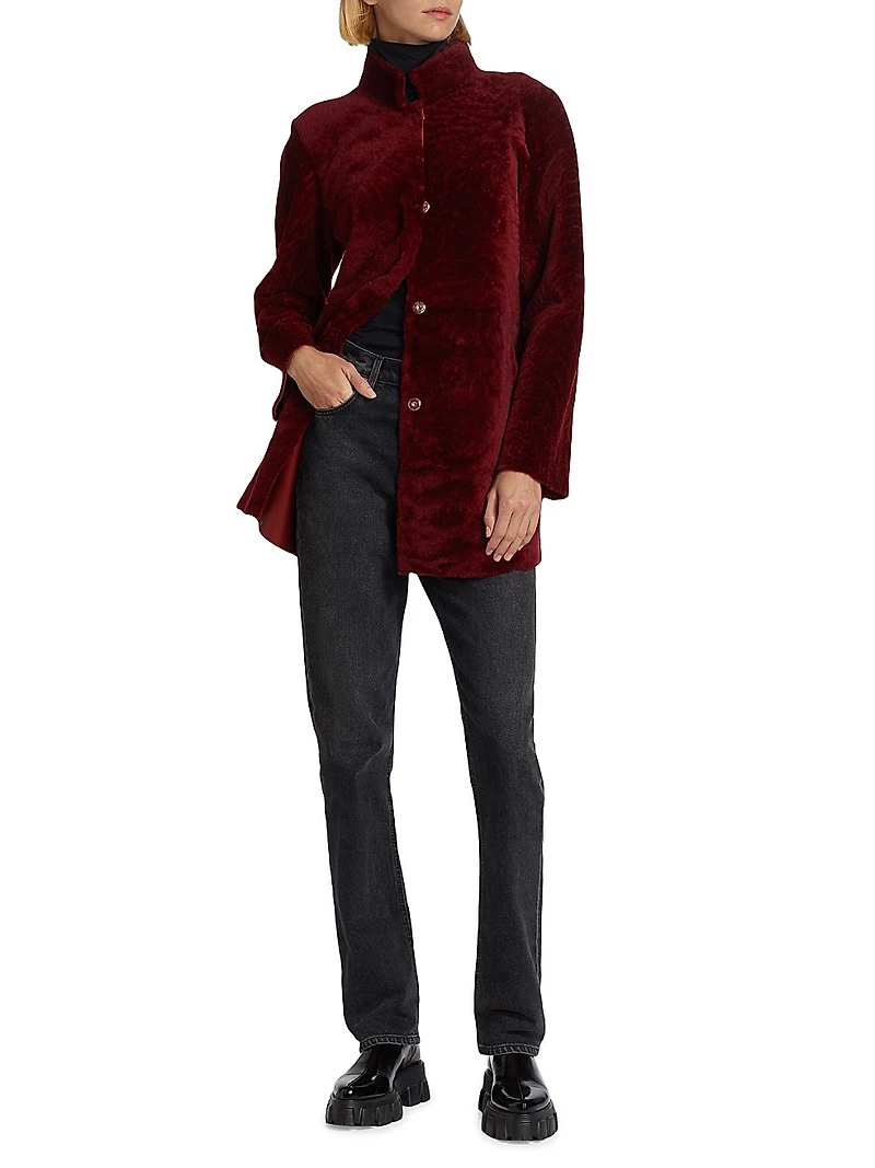 Maximilian Reversible Shearling Lamb Jacket