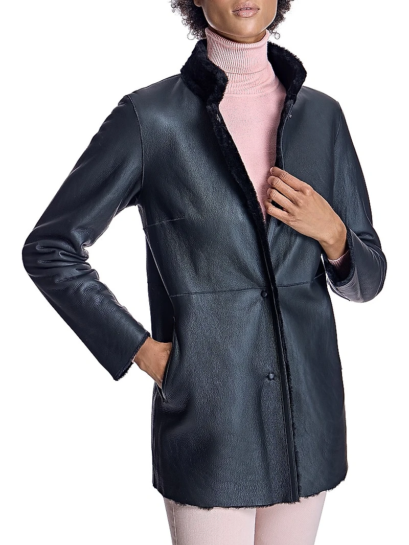 Maximilian Reversible Shearling Lamb Jacket
