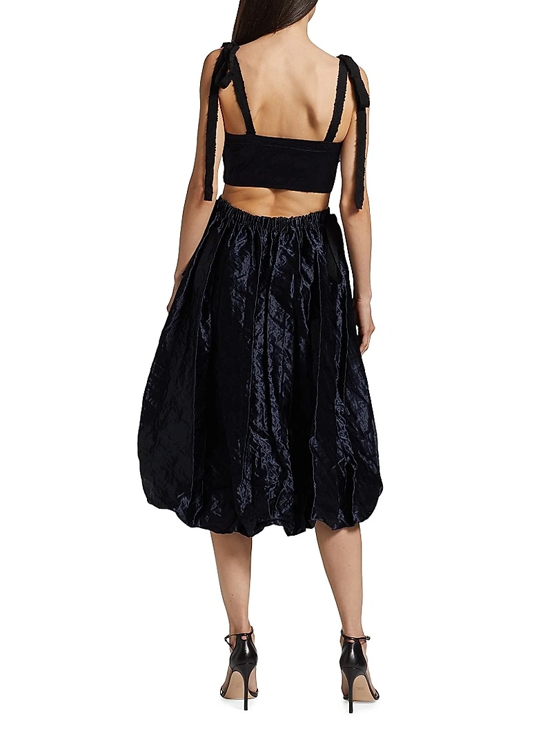 Gabrielle Cut-Out Bustier Dress