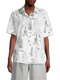 Gracia Short-Sleeve Sleep Shirt