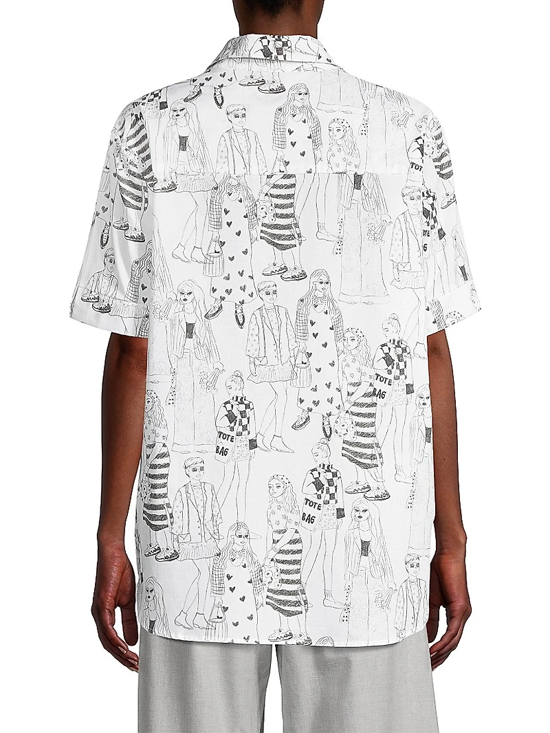 Gracia Short-Sleeve Sleep Shirt