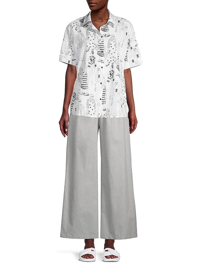 Gracia Short-Sleeve Sleep Shirt