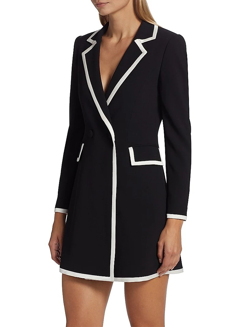 Kyrie Piped Tuxedo Dress