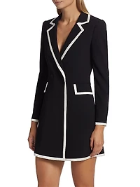 Kyrie Piped Tuxedo Dress