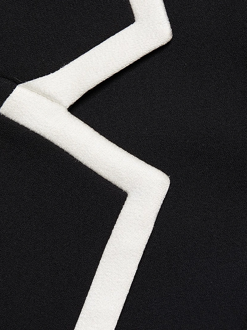 Kyrie Piped Tuxedo Dress