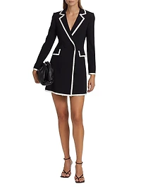 Kyrie Piped Tuxedo Dress