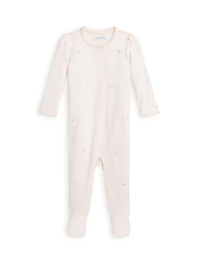 Baby Girl's Floral Organic Cotton Coverall