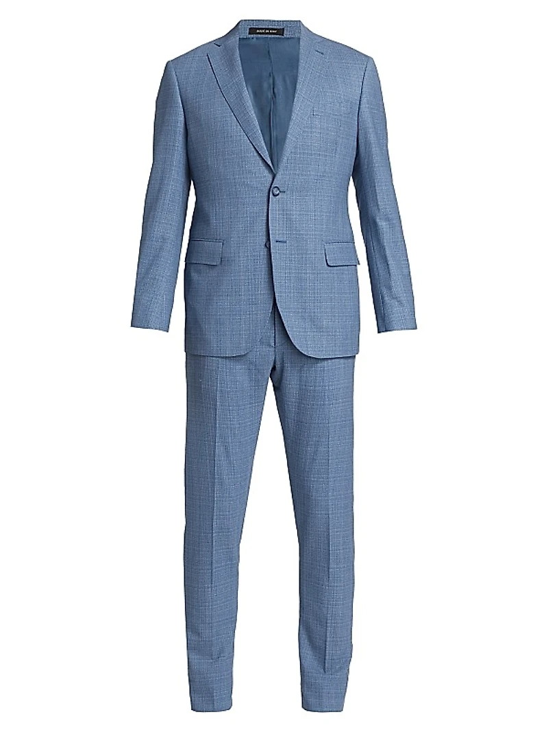 COLLECTION Wool Plaid Suit