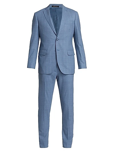 COLLECTION Wool Plaid Suit