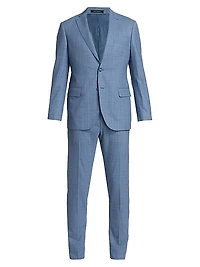 COLLECTION Wool Plaid Suit