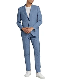 COLLECTION Wool Plaid Suit