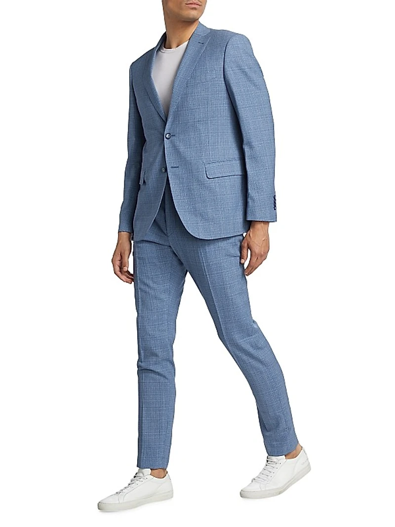 COLLECTION Wool Plaid Suit