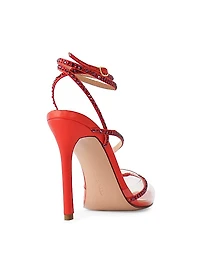 Dassy Sunset 2 Crystal-Embellished PVC Pumps